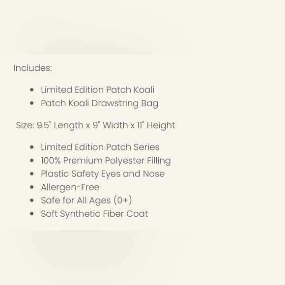 Bellzi LIMITED EDITION PATCH KOALI - Picture 3 of 11